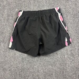 NIKE Girls Black w/pink Lined Dri-Fit Athletic Shorts size:  XL